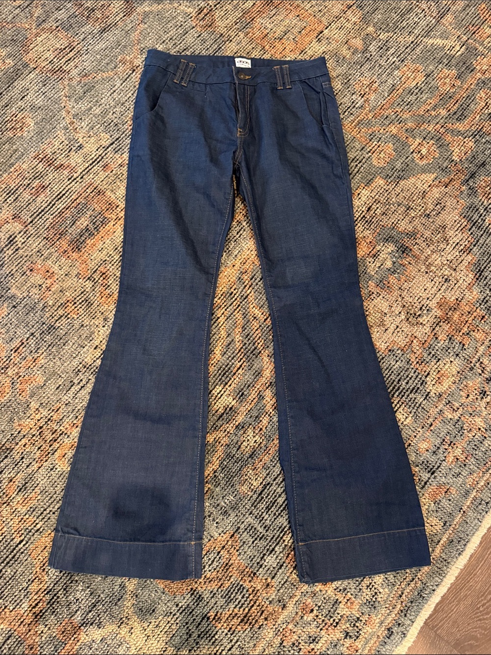 Women’s Dark Blue Flare Jeans - ASOS